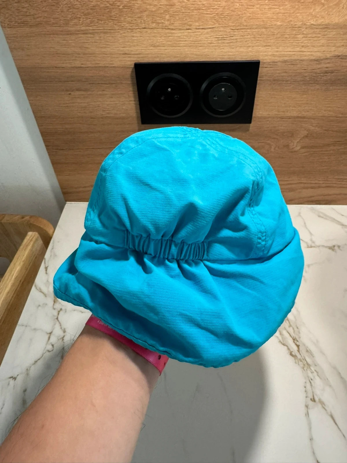 Gorra piscina mar 6 12 meses azul turquesa Nabaiji Décathlon – photo 2
